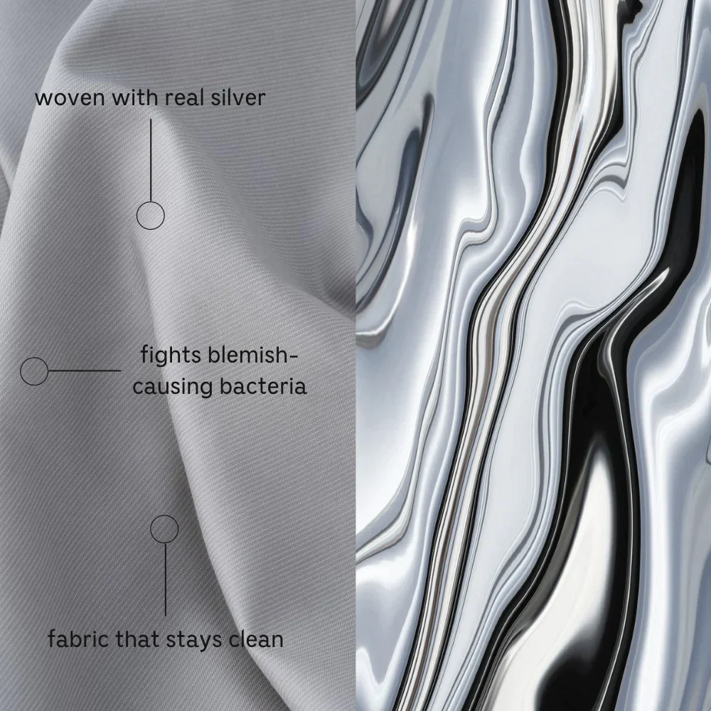 Clean Silver Fitted Sheet - Image 12