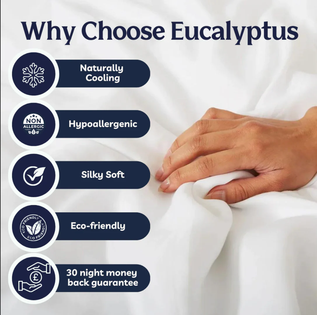 Eucalyptus Silk Pillow Cases - 2 Pack - Image 25