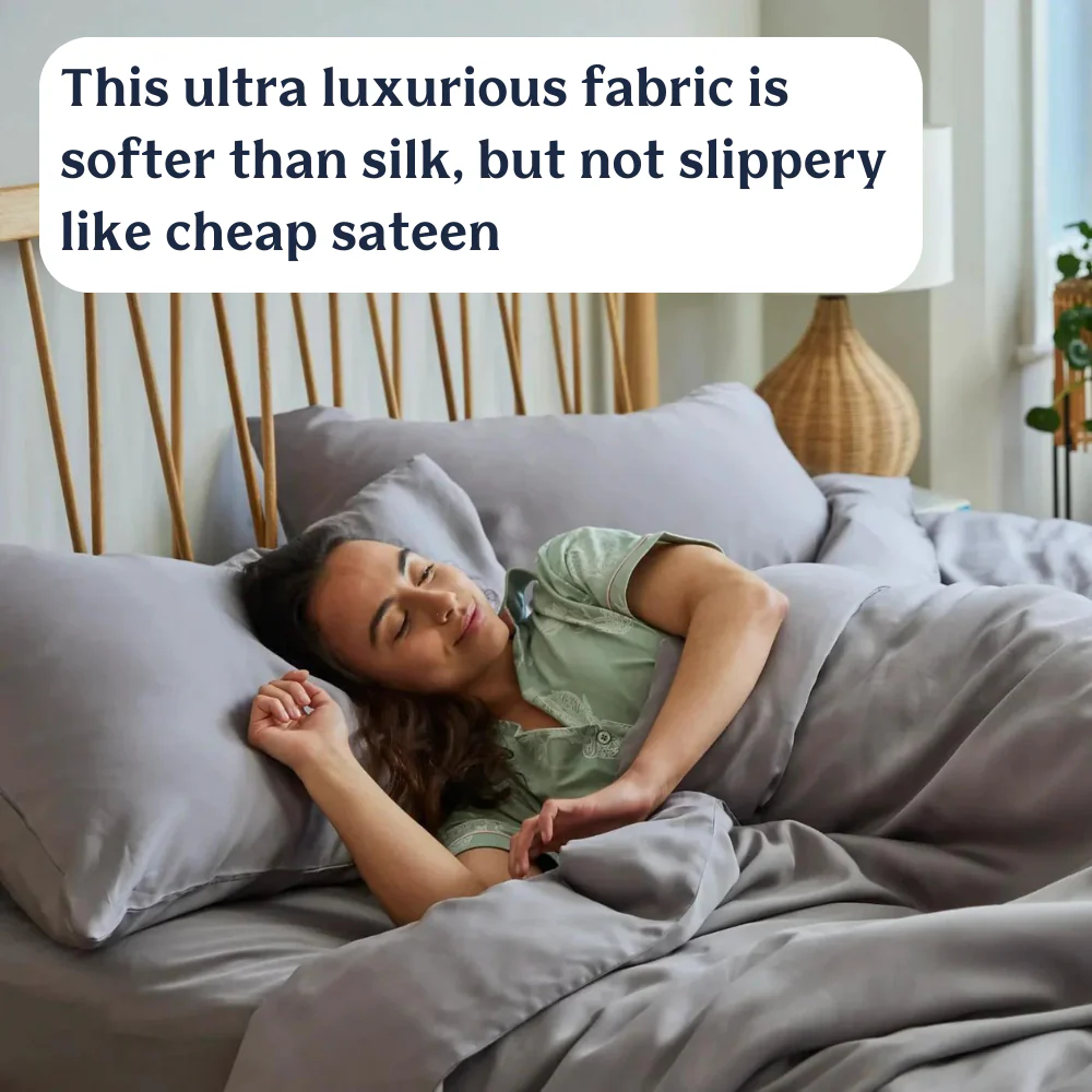 Eucalyptus Silk Sheet Set - Image 12