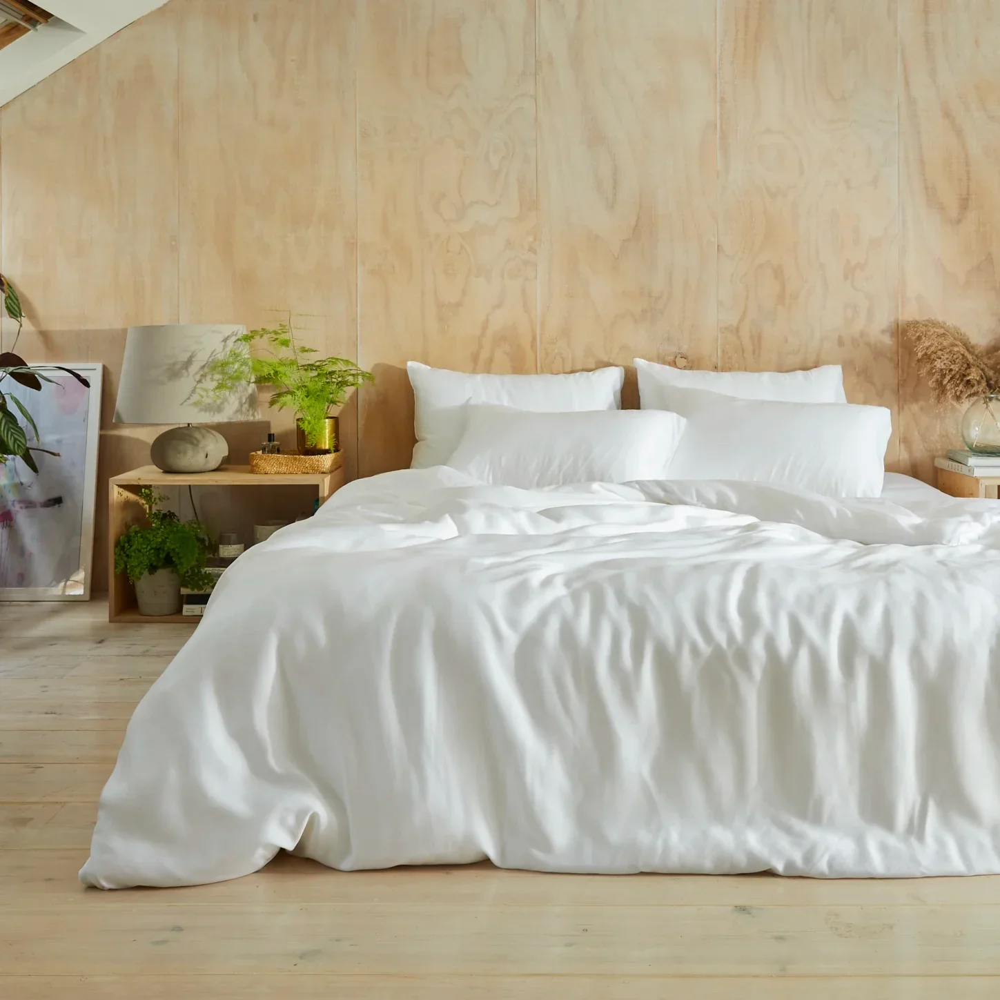 Eucalyptus Silk Sheet Set - Image 37