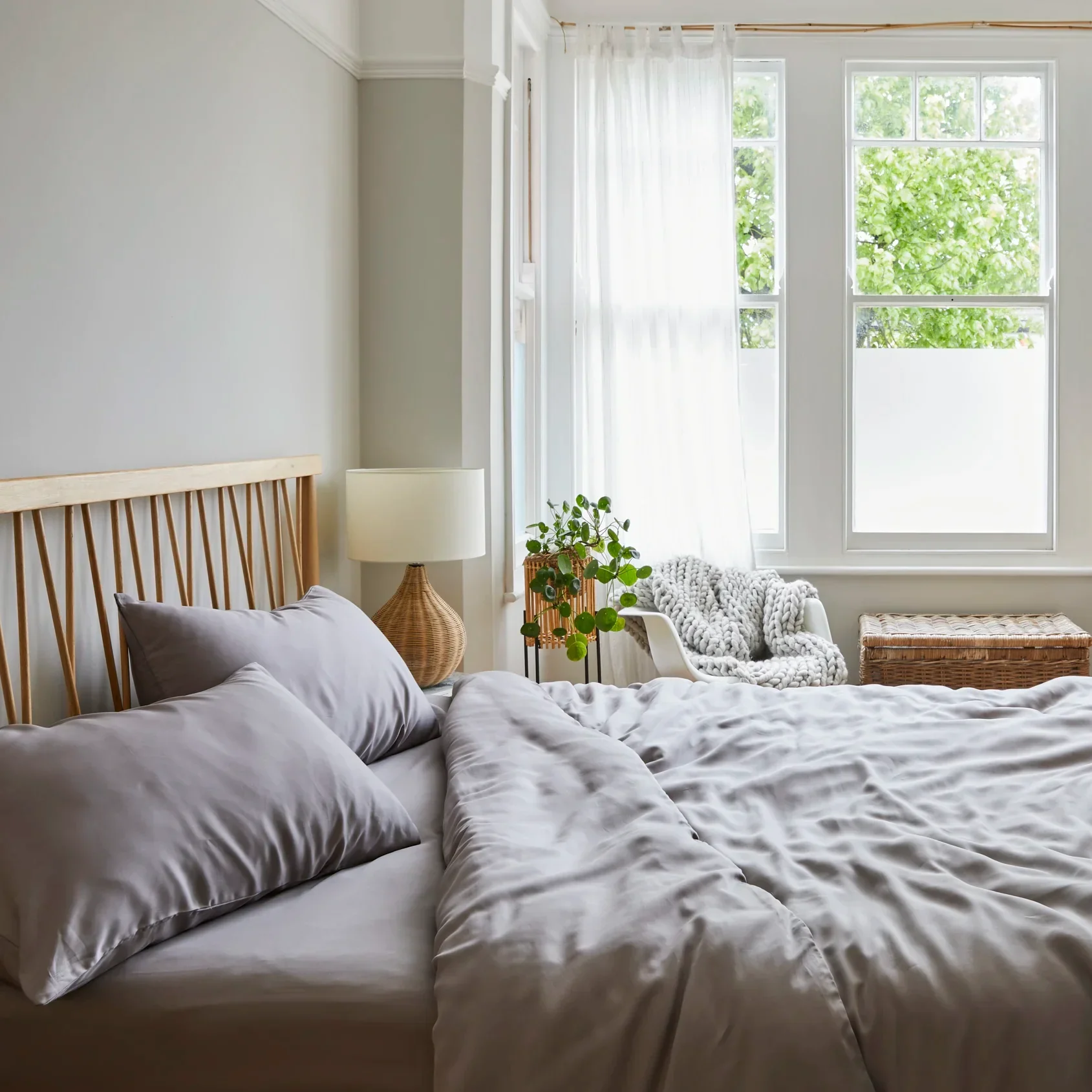 Eucalyptus Silk Sheet Set - Image 41