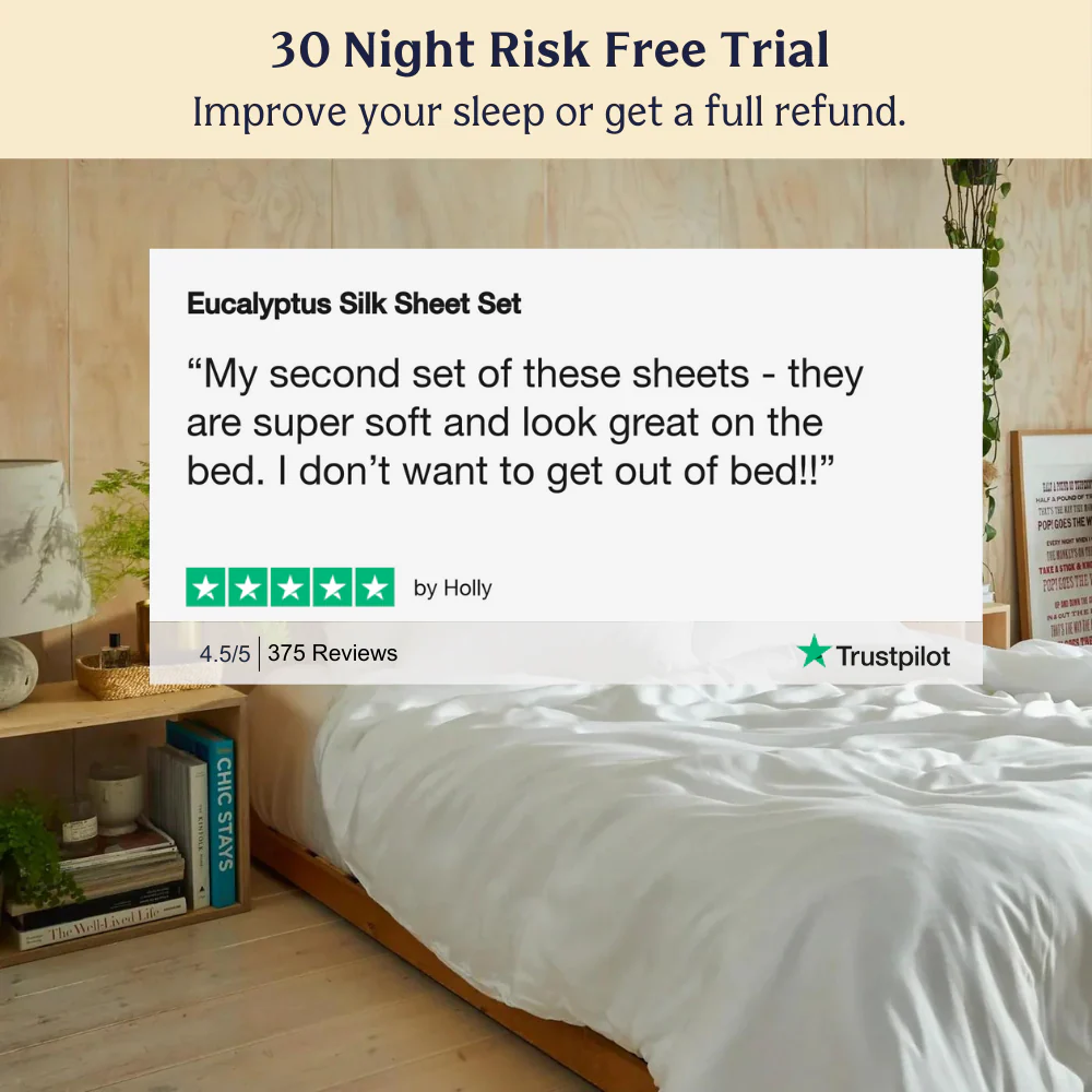 Eucalyptus Silk Sheet Set - Image 53