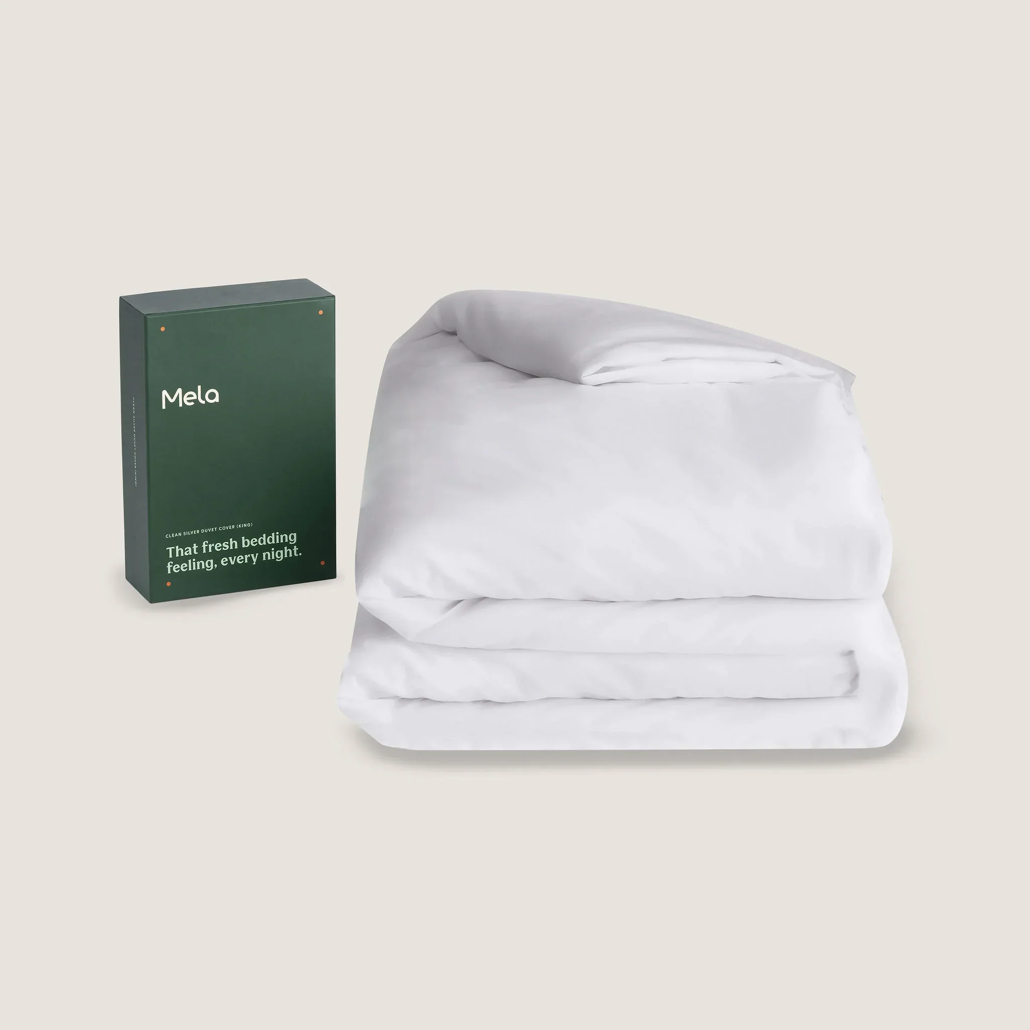 Clean Silver Duvet Cover - Image 12