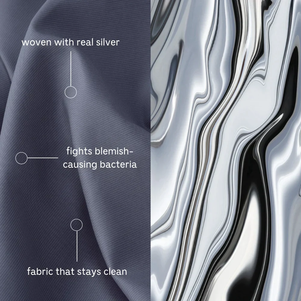 Clean Silver Duvet Cover - Image 3