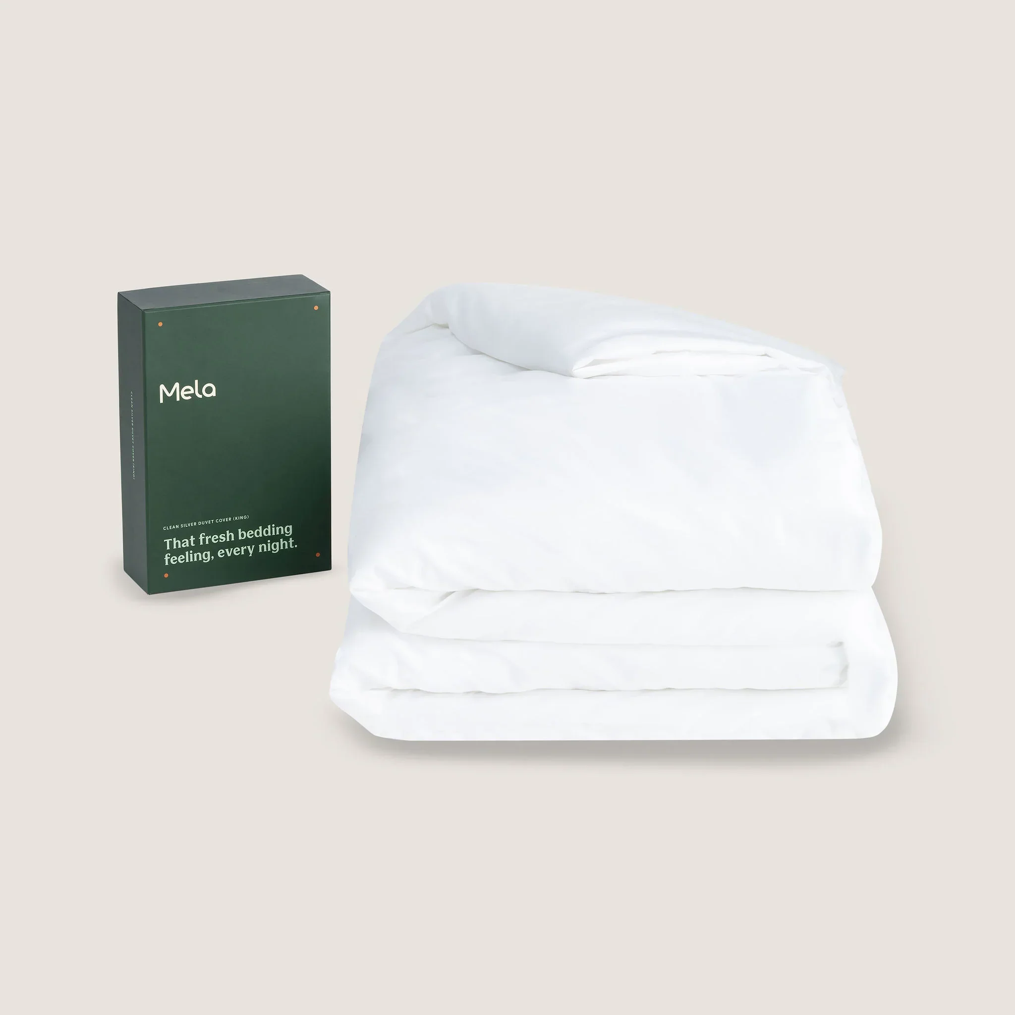 Clean Silver Duvet Cover - Image 7