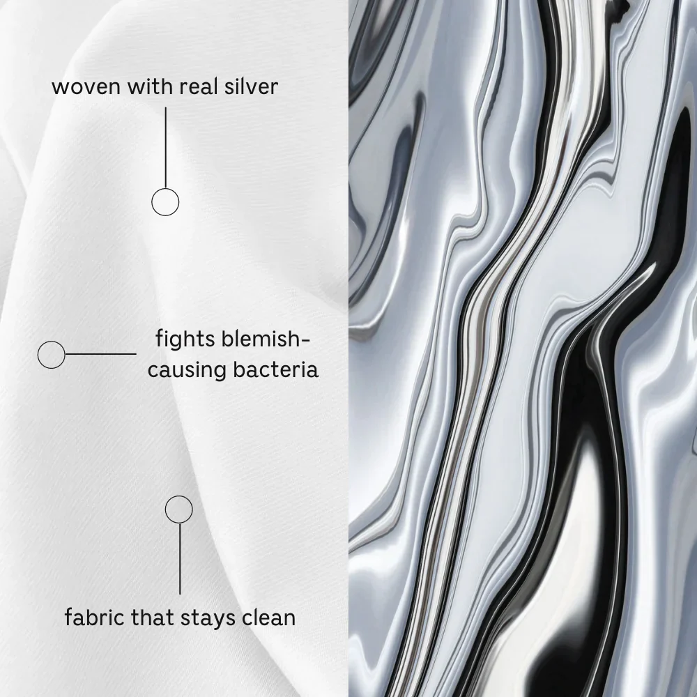 Clean Silver Duvet Cover - Image 8